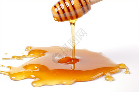 滴下来美味的液体蜂蜜背景