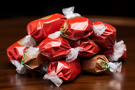 巧克力包装样机巧克力糖包装背景