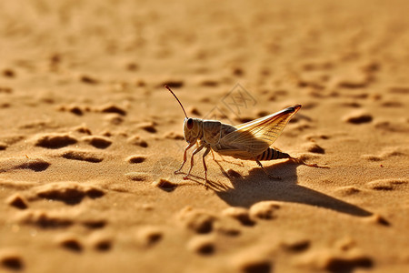 沙漠蝗虫小小的虫子背景