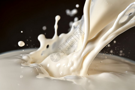 营养价值高的牛奶背景图片