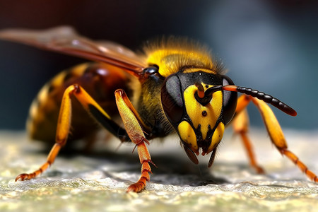 虫子和蜜蜂边框野生的大黄蜂背景