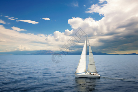 海景帆船度假游艇图片