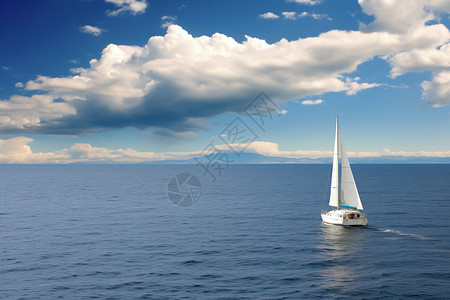 海景度假帆船游艇图片