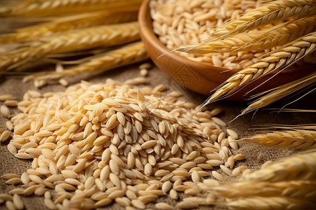 健康农业小麦作物图片