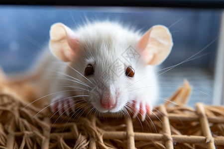 实验的啮齿小白鼠动物图片