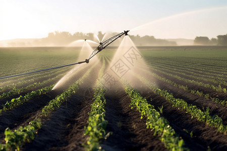 农业的灌溉技术图片