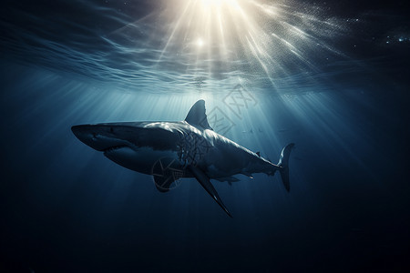 海中体型巨大的鲨鱼图片