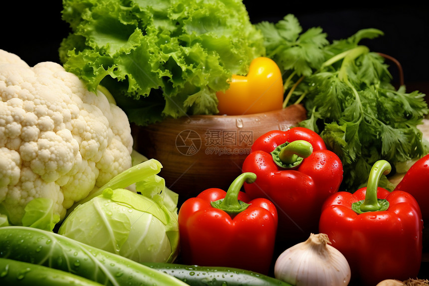 营养蔬菜图片