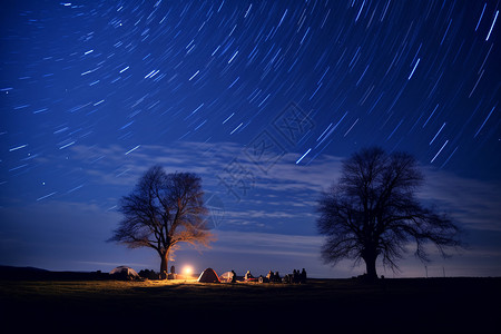 美丽的夜空天文学背景图片