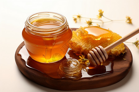 天然营养的蜂蜜图片