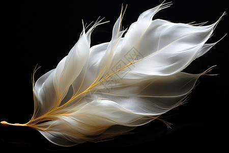 柔然美丽的羽毛背景图片