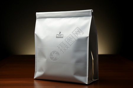 食品纸袋白色的包装袋设计图片