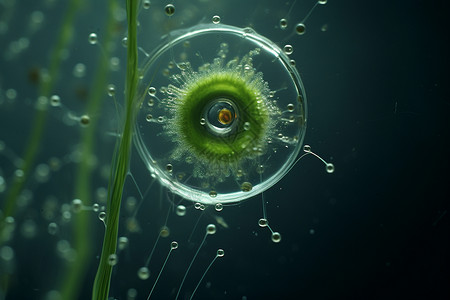 淡水中的微生物高清图片