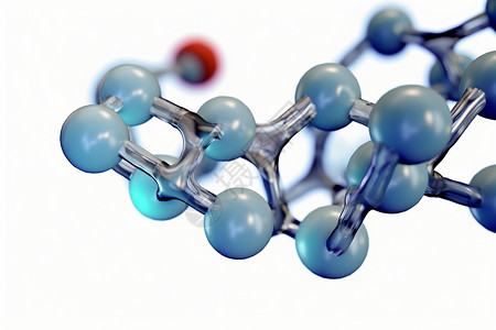 药品试剂抽象分子概念设计图片