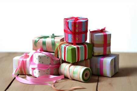 圣诞系列礼盒包装系列背景