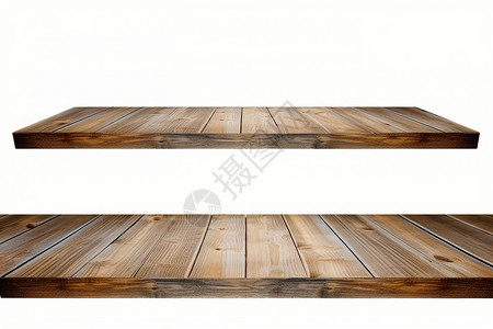 加厚木板木材货架高清图片