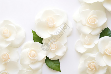 白色玫瑰背景图片