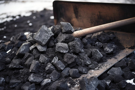 取暖的煤块背景图片