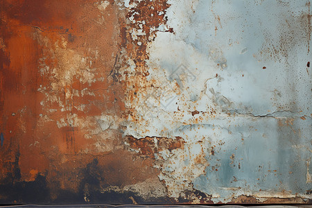 损坏的铁板腐蚀rust高清图片