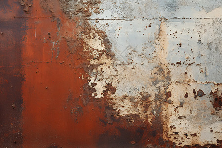 老化的铁板墙壁腐蚀铁高清图片