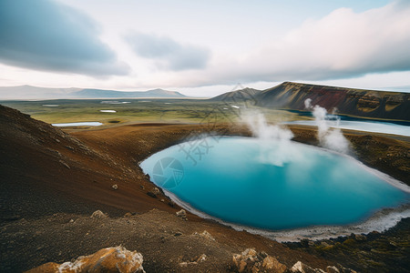 宏伟壮观的火山口图片