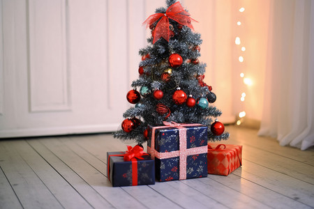 节日里的圣诞树图片