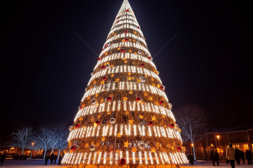 巨大的圣诞树图片