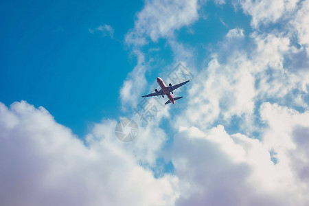 航空天天空中的航空飞机背景