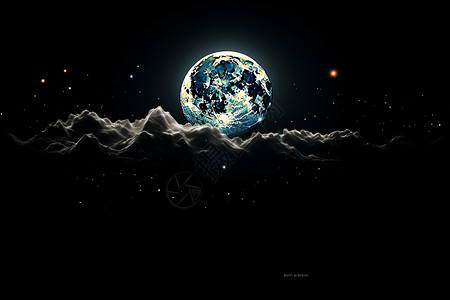 天文学天空月亮景观图片