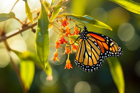 美丽的蝴蝶热带昆虫高清图片