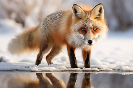 哺乳动物红狐狸图片