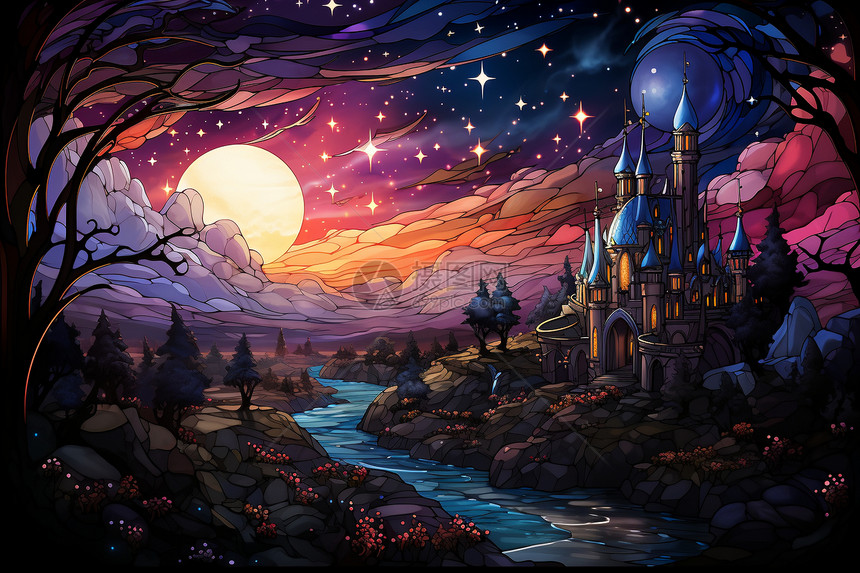 迷人的梦幻城堡世界图片
