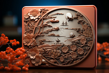 中秋节的月饼盒图片