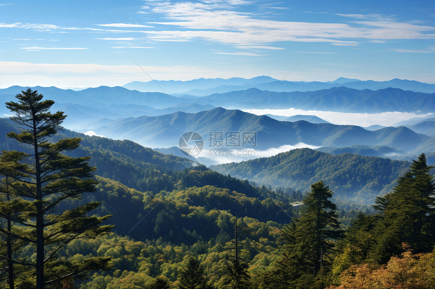 户外山脉景观图片