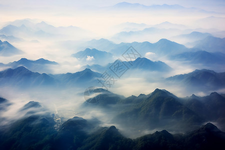 云海丘陵图片