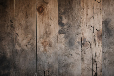 干燥的灰色裂痕木板图片