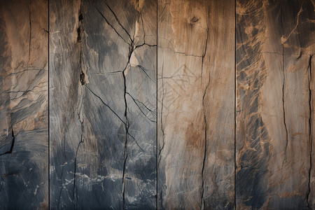 裂痕木材纹理背景图片