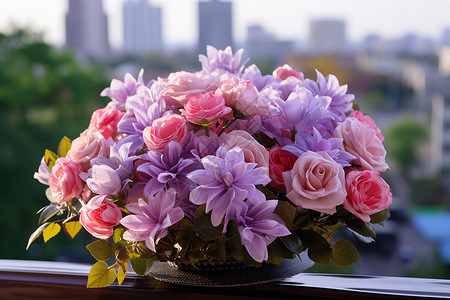 花束礼盒美丽的鲜花背景