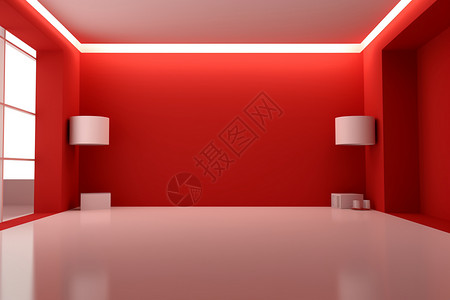 红色风格的设计背景图片