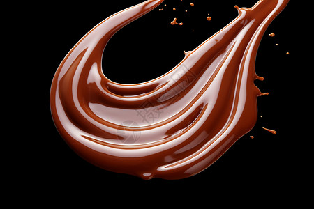 融化的巧克力背景图片