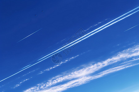 天空的旅行轨迹高清图片