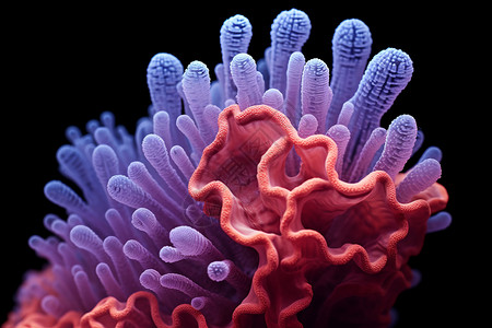 海洋底的珊瑚高清图片