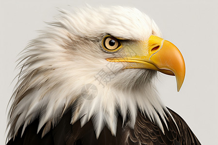 掠夺性的秃鹰的面部特写背景