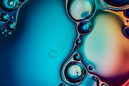 抽象创意气泡背景图片