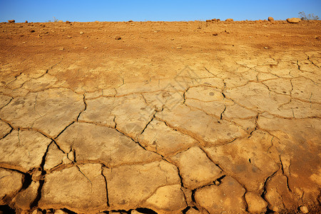 地球地质干枯缺水的土地背景