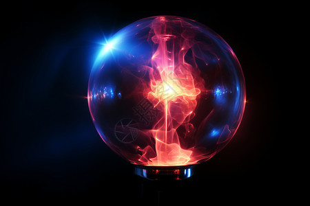 闪电球电流静电实验球设计图片