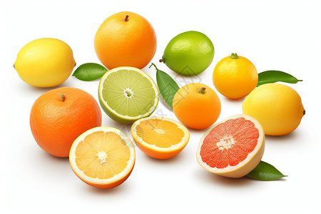 维生素丰富的新鲜水果图片