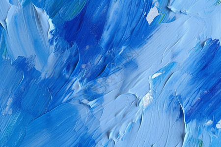 厚涂小狗墙壁上涂抹的蓝色油漆背景设计图片