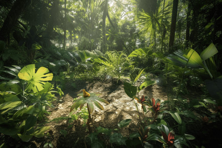 热带地区丛林景观设计图片