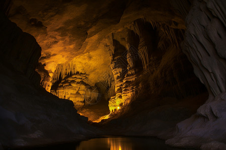 自然形成的岩洞高清图片